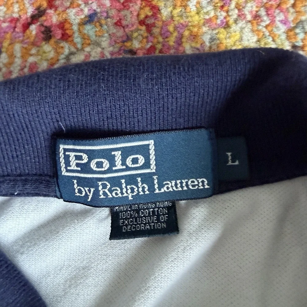Polo Ralph Lauren US Open 2005 Big Pony Short Sleeve Polo Shirt Men's Large